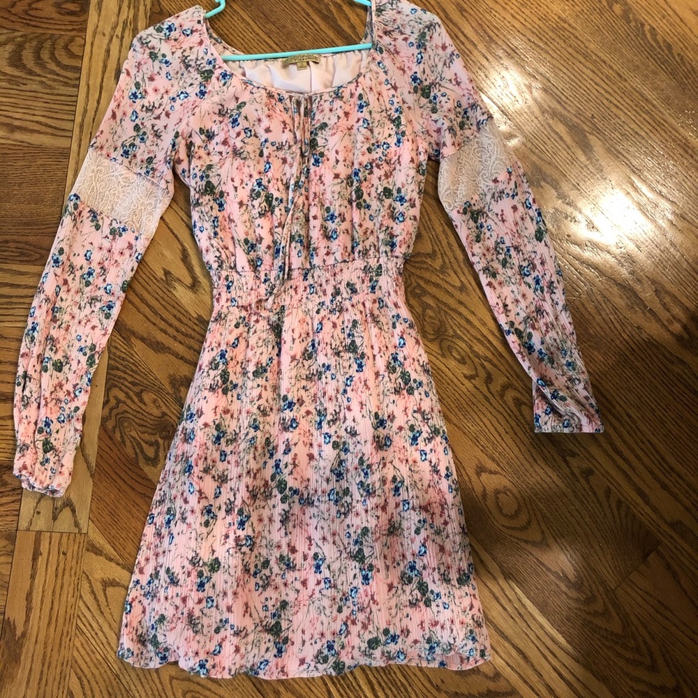 Princess Vera Wang Pink Floral Dress